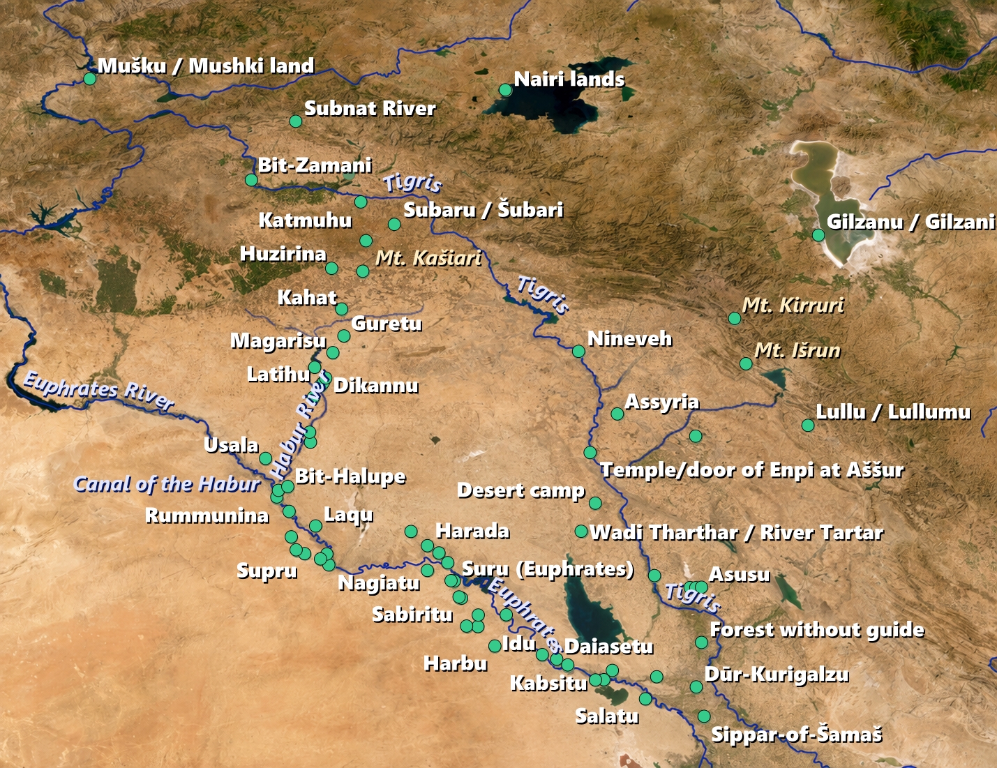 Tikulti-ninurta-II campaigns